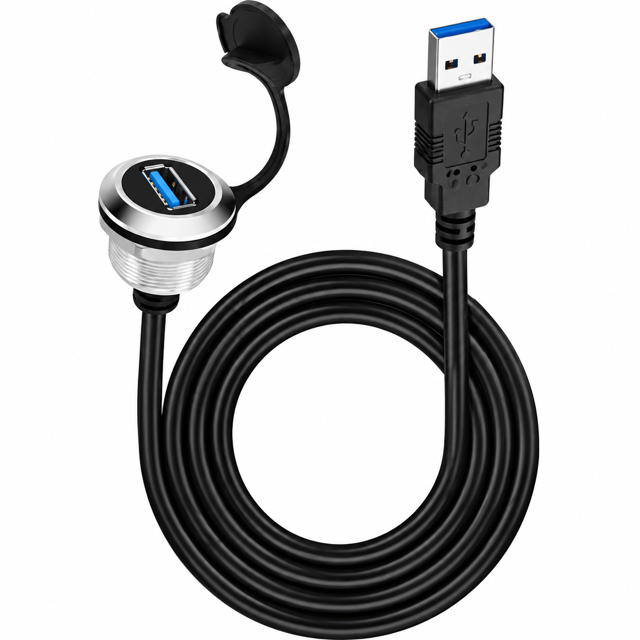 Plug into pigtail on the back of the JHD922BT to extend the USB to another location, making it accessible.